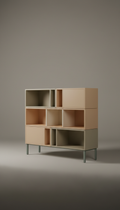 Oak Slatted Side Table
